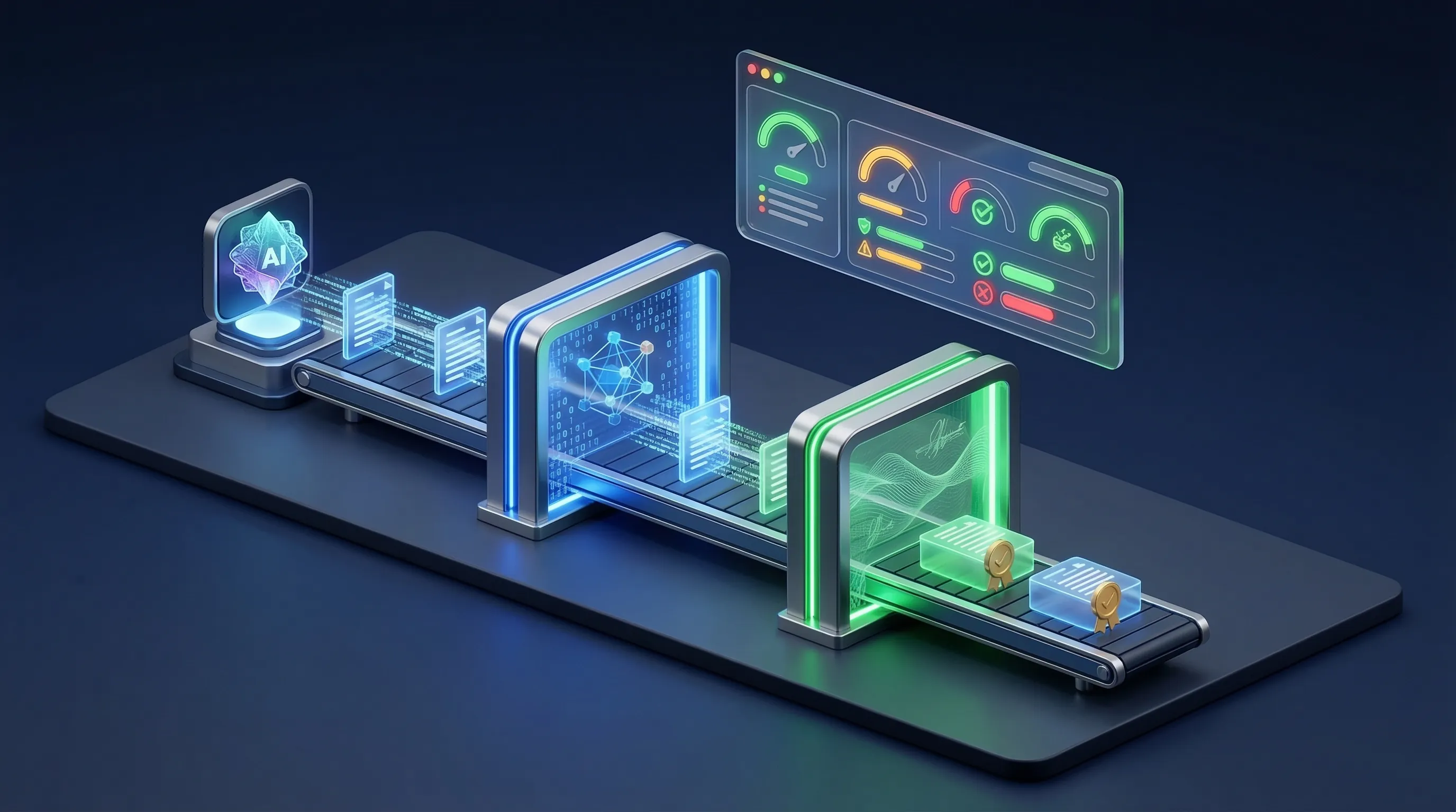 EU AI Act Article 50 content marking compliance checker showing metadata watermarking and labelling pipeline assessment