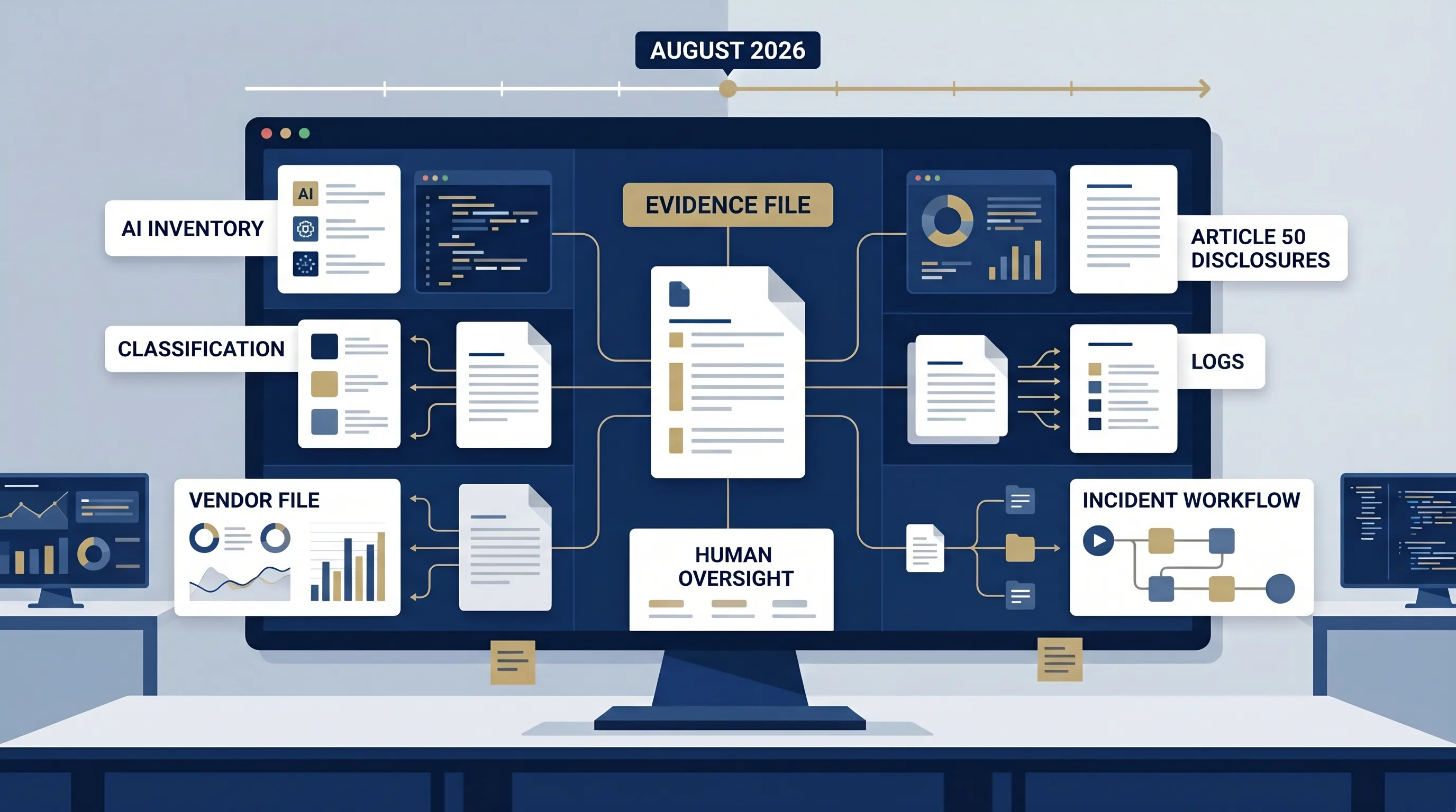 EU AI Act evidence checklist for deployers preparing for August 2026 audit and regulator review